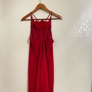 Vintage Red Midi Dress